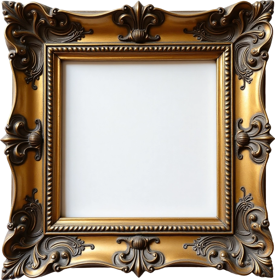 Ornate Gold Picture Frame